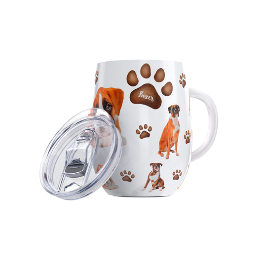 Boxer Egg-Shaped Insulated Stainless Steel Tumbler 12oz