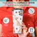 Chihuhua Stainless Steel Tumbler with Gold Straw 750ml