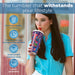 Frida Kahlo Viva La Vida Stainless Steel Tumbler with Gold Straw 750ml