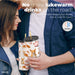 Corgi Stainless Steel Tumbler with Gold Straw 750ml