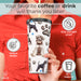 Schnauzer Stainless Steel Tumbler with Gold Straw 750ml