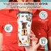 German Shepherd Stainless Steel Tumbler with Gold Straw 750ml