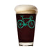 Beer Green Bicycle Printed Glasses