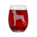 Boxer Etched Stemless Wine Glasses