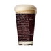 Chicago Etched Street Grid Beer Glasses Set of 2