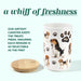 Beagle Premium Airtight Ceramic Dog Treat Canister Jar Set with Lid