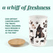 French Bulldog Premium Airtight Ceramic Dog Treat Canister Jar Set with Lid