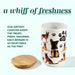 German Shepherd Premium Airtight Ceramic Dog Treat Canister Jar Set with Lid
