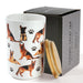 German Shepherd Premium Airtight Ceramic Dog Treat Canister Jar Set with Lid