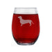 Dachshund Stemless Wine Glasses