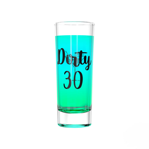 30th Birthday Shot Glass