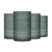 Hobnail Drinking Glasses - Gray 14 oz ( Set of 4 )