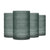 Hobnail Drinking Glasses - Gray 14 oz ( Set of 4 )