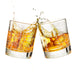 Houston Etched Street Grid Whiskey Glasses