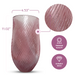 Ripple Vase Rounded Custom 28 cm (Set of 1) Pink