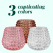 Bubble Wider Base Candle Holder 6.5cm (Set of 6) - Pink