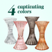 Tall X Candle Holder Reversible 13.2cm (Set of 2) Amber