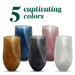 Ripple Vase Rounded Custom 28 cm (Set of 1) Amber