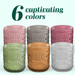 Bubble Cylinder Candle Holder - 6.35cm (Set of 6) Red