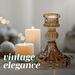 Tall Candle Holder - 10.2cm (Set of 2) -  Coffee
