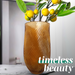 Ripple Vase Rounded Custom 28 cm (Set of 1) Amber