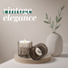 Ripple Candle Holder - Reversible 6 x 5.5cm (Set of 6) - Gray