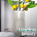 Ripple Vase Rounded Custom 28 cm (Set of 1) Clear