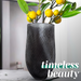 Ripple Vase Rounded Custom 28 cm (Set of 1) Gray