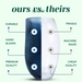 Ripple Vase Rounded Custom 28 cm (Set of 1) Blue