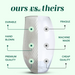 Ripple Vase Rounded Custom 28 cm (Set of 1) Clear