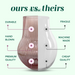 Ripple Vase Rounded Wide Base Custom 19 cm (Set of 1) Pink