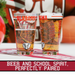 University of Alabama Pint Glasses - Full Color Alabama Logo & Campus Map Gift Idea College Grads and Alumni (Set of 2)