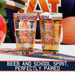 Auburn University Pint Glasses - Full Color Tigers Logo & Campus Map - Auburn Tigers College Gift Idea Grads and Alumni (Set of 2)