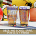 Georgia Tech Pint Glasses - Georgia Tech Buzz Logo & Campus Map Georgia Institute of Technology College Grads and Alumni (Set of 2)
