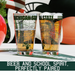 Michigan State University Pint Glasses Contains Full Color MSU Logo & Campus Map MSU Spartans Gift idea College Grads and Alumni (Set of 2)