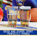 University of Pittsburgh Pint Glasses - Full Color Pittsburgh Panthers Logo & Campus Map Panthers Gift College Grads and Alumni (Set of 2)