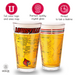 University of Louisville Pint Glasses - Full Color Louisville Cardinals Logo & Campus Map - Gift Idea College Grads and Alumni (Set of 2)