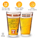 University of Tennessee Pint Glasses Full Color Tennessee Volunteers Logo & Campus Map Volunteers Gift College Grads and Alumni (Set of 2)