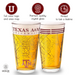Texas A&M University Pint Glasses - Contains Full Color Texas A and M Logo and Campus Map Aggies Gift Idea College Alumni (Set of 2)