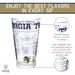 Georgia Tech Pint Glasses - Georgia Tech Buzz Logo & Campus Map Georgia Institute of Technology College Grads and Alumni (Set of 2)