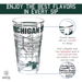 Michigan State University Pint Glasses Contains Full Color MSU Logo & Campus Map MSU Spartans Gift idea College Grads and Alumni (Set of 2)