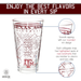 Texas A&M University Pint Glasses - Contains Full Color Texas A and M Logo and Campus Map Aggies Gift Idea College Alumni (Set of 2)