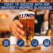University of Illinois Pint Glasses - Contains Full Color Illinois Logo & Campus Map - Gift Idea College Grads and Alumni (Set of 2)