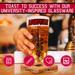 University of Louisville Pint Glasses - Full Color Louisville Cardinals Logo & Campus Map - Gift Idea College Grads and Alumni (Set of 2)