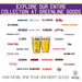 Louisiana State University Pint Glasses - Full Color LSU Logo & Campus Map LSU Tiger Gift Idea College Grads and Alumni (Set of 2)