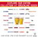 University of Maryland Pint Glasses - Full Color Maryland Terrapins Logo & Campus Map - Gift Idea College Grads and Alumni (Set of 2)