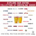 University of Oklahoma Pint Glasses Full Color Oklahoma Sooners Logo & Campus Map Boomer and Sooner Gift College Grads and Alumni (Set of 2)