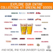 University of Tennessee Pint Glasses Full Color Tennessee Volunteers Logo & Campus Map Volunteers Gift College Grads and Alumni (Set of 2)