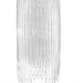 Ripple Vase Rounded Bottom Hand-Blown Glass Vases for Flowers - Clear
