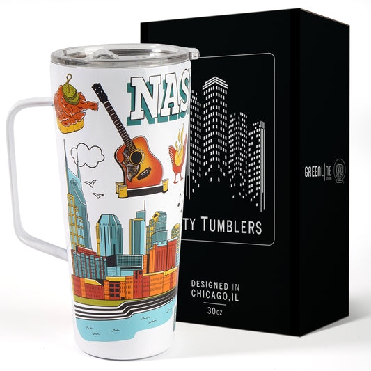 Nashville City Tumblers - 30oz